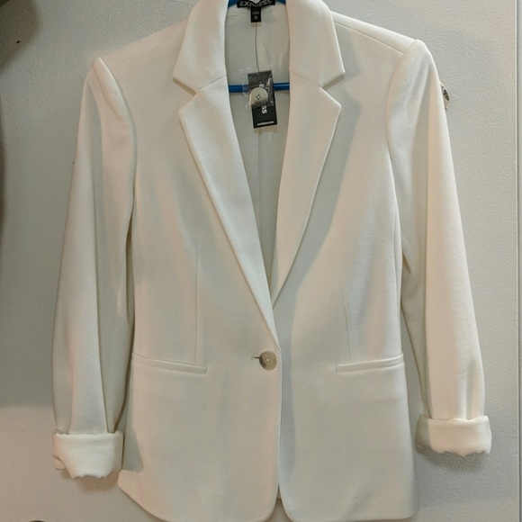 Express Jackets & Blazers - White Express Blazer
